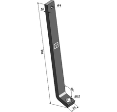 Haltearm für Fingerhacke Ø250mm / Ø290mm - K.FH99151K | Kult Kress - Nachbau