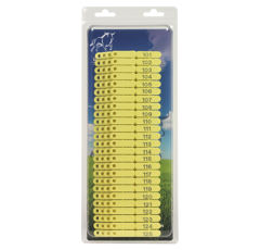 Pack de 100 boucles de marquage de 101 à 200 - UKAL