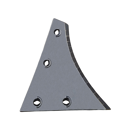 Étrave Droite 4 trous carbure pour charrue KUHN HUARD 619172 adaptable