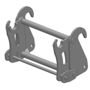 Interface d'accroche pour télescopique CASE|NEW HOLLAND adaptable