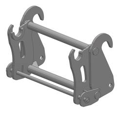 Interface d'accroche pour télescopique CASE|NEW HOLLAND adaptable