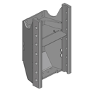 Lagerbock HVLB,W= 330 S32, Case CS Schwarz, Scharmüller