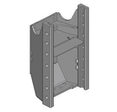 Lagerbock HVLB,W= 330 S32, Case CS Schwarz, Scharmüller