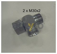 Raccord à bague pour téléscopique MANITOU 224941 adaptable
