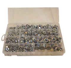 Coffret de 1010 écrous hexagonaux classe 8.8 zingué - 3 à 16 mm | TECHNI-POWER