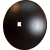 Disque lisse ∅560x4,5 pour cover crop 41 x 41 adaptable