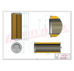 Filtre hydraulique adaptable HIFI FILTER SH66285
