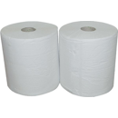 Lot de 2 bobines papier absorbant ouate blanche pure - 26 x 35 cm