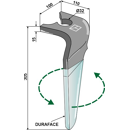 KE-Zinken, linke Ausführung  RHBRE40LD Breviglieri Nachbau