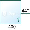 Vitre arrière pour machine agricole FENDT 281500220050 adaptable