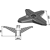 Grattoir étoile pour rouleaux spires adaptable - Blacksteel©