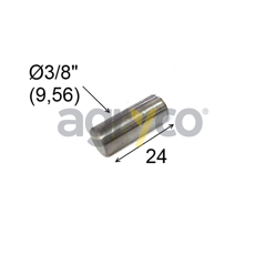 Axe pour téléscopique JCB 02/101370 adaptable