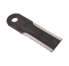 Couteau cranté pour moissonneuse-batteuse NEW HOLLAND 84437624 adaptable - BlackSteel©