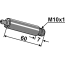 Graisseur M10 x 1 x 70 mm pour déchaumeur BUGNOT - GREGOIRE & BESSON - KUHN adaptable
