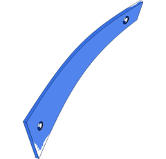 Streichblech-Streifen 2 - links SRP350WL2M Rabe by Muzzi Industrie