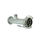 Té galva mâle / femelle Ø 70 mm avec une sortie fileté 3"mâle