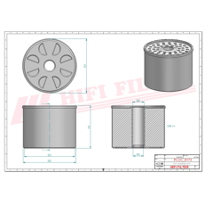 Filtro diesel HIFI FILTER SN565 Adaptable