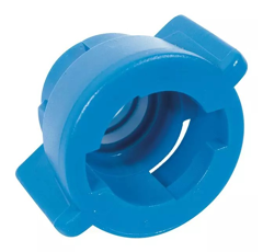 Bajonettmutter 1/4 für Düsen APE, EXA, AVI - blau