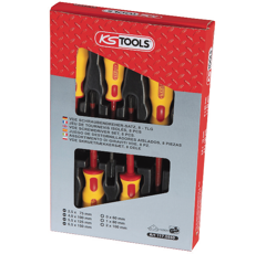 Jeu de 8 tournevis isolés 1000V FENTE/PH/TESTEUR