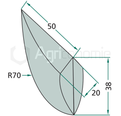 Säschar für Sägerät ISARIA DR18101 Nachbau