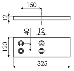 Anlage Pflug rechts und links RABE 2751.03.06 Nachbau