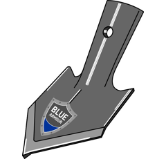 Schnell-Wechsel-Schar - 100mm - Arbeitsbreite 100 - Bourgault - Nachbau