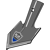 Schnell-Wechsel-Schar - 100mm - Arbeitsbreite 100 - Bourgault - Nachbau