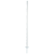 Kunststoffpfahl weiß 150 cm, 40er Bund