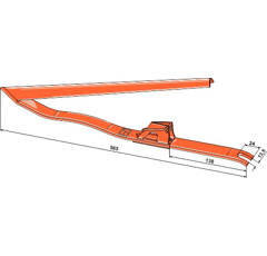 Releveur d'épis AS120 pour CASE IH 4401500 adaptable - BlackSteel©