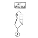 Couteau droit B165 pour machine agricole BASELIER LK01093 Adaptable