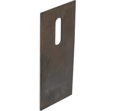 Racloir métallique 165 x 70 mm pour rouleau packer FRANDENT adaptable
