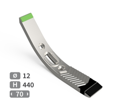 Soc de cultivateur carbure, plaquette carbure arrière, plaquettes latérales, renfort acier et rechargement VÄDERSTAD adaptable