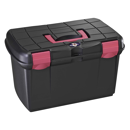 Putzkiste schwarz / fuchsia oder grün