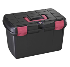 Putzkiste schwarz / fuchsia oder grün