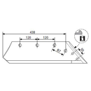 Scharblatt - rechts 930781320OR Pöttinger Original