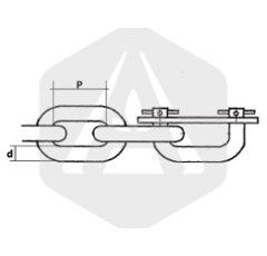 Maillon de raccordement 8 x 28 mm adaptable