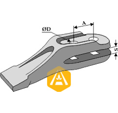 Baggerzahn für Lader HANOMAG 2952086 M1 Nachbau  