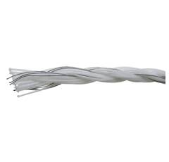 Fil clôture synthétique blanc 400m résitance 2,75 Ohm/m