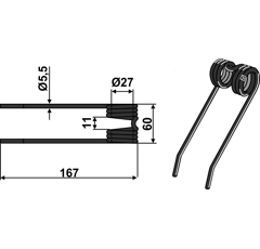 Pick-Up Zinken - VF06296285 / VF06572888 | Deutz-Fahr - Nachbau