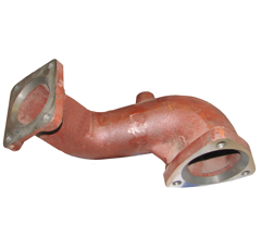 Coude d'échappement pour tracteur DEUTZ-FAHR 04362996 adaptable