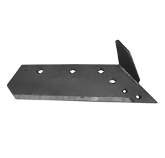 Soc carbure Droit à pointe boulonnée 14" avec aileron pour charrue KUHN HUARD 580884 adaptable