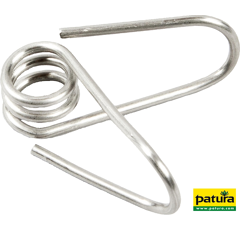 Lot de 25 clips en inox pour piquets – PATURA