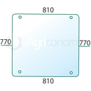 Vitre arrière pour tracteur CLAAS 7701350685 adaptable