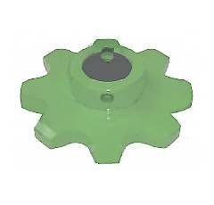 Pignon à chaine pour moissonneuse-batteuse DEUTZ-FAHR 06515843 adaptable