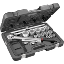 Coffret de 15 pièces douilles et accessoires 3/4" 6 pans 21 à 55 mm | FACOM