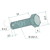 Boulon M20x1,5 pour broyeur GILBERS adaptable 