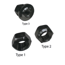 Écrous M18x1.5 à bec (type 3) sachet de 8 - 431201801