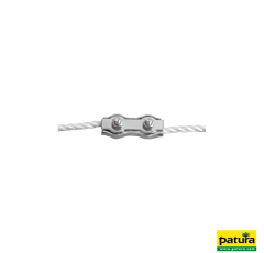 Raccord de jonction pour corde plastifiée inox - PATURA
