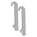 Kit adaptation brute à souder  JCB Q-FIT