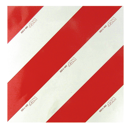 Feuille d’avertissement type 1 déportant sur la gauche ou la droite 423 x 423 mm adaptable